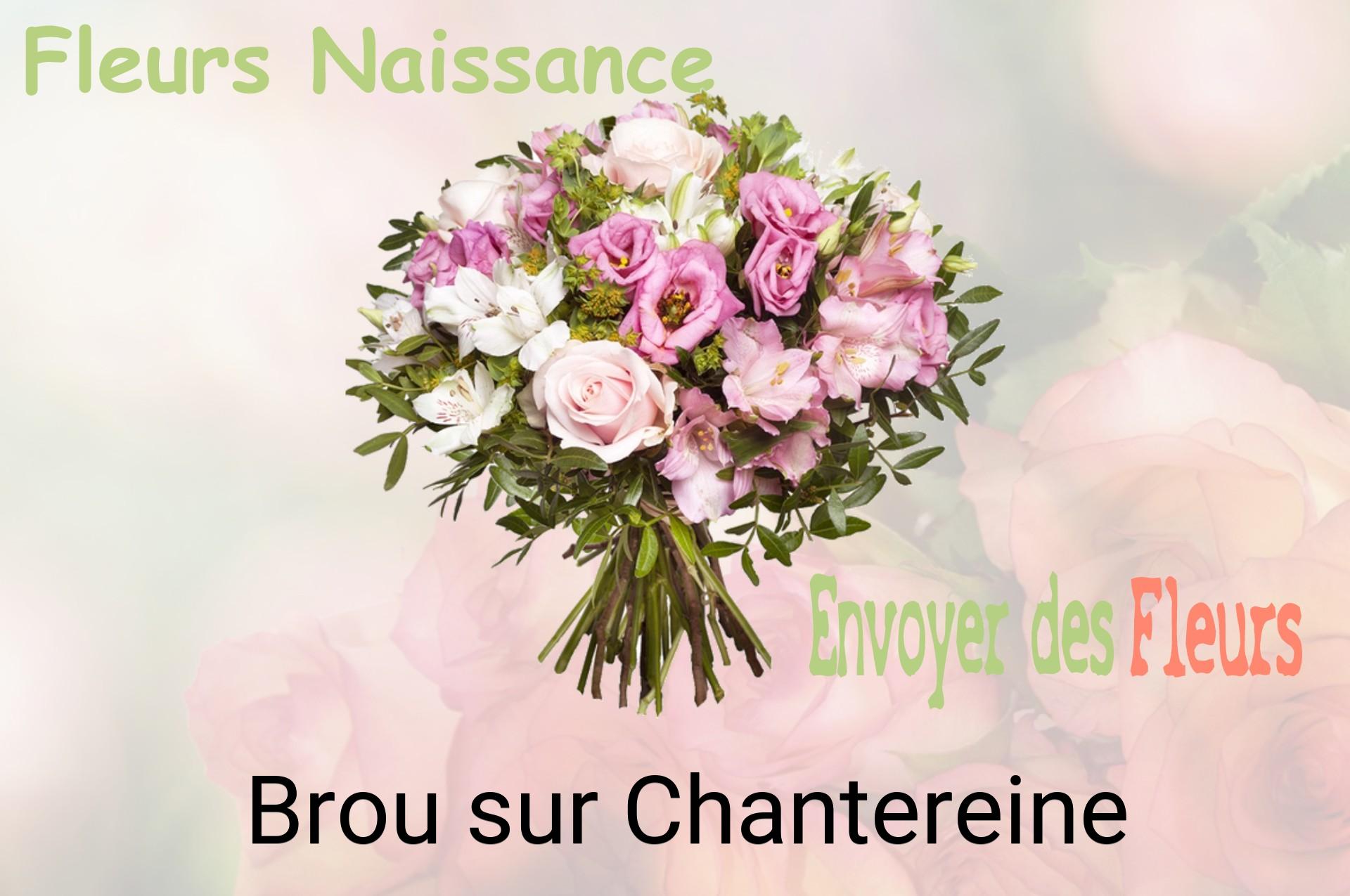 Bouquet de fleurs de naissance livré à Brou-sur-Chantereine